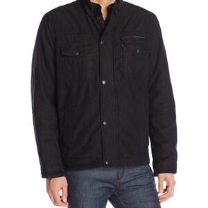 Levi's | Men's | Knit Collar | Cotton Canvas Shell | Trucker Jacket | Large